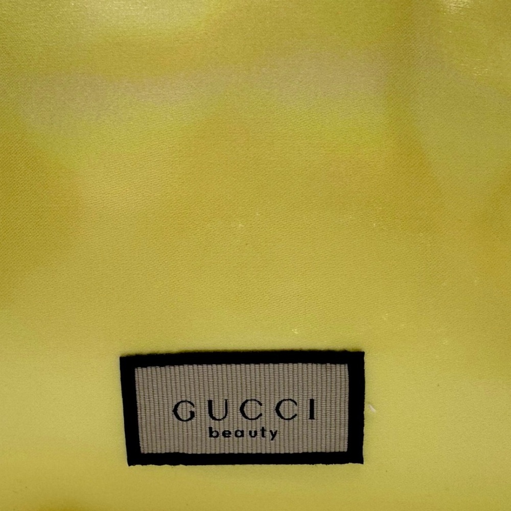 Gucci Flora Vibrant Yellow Makeup Bag Toiletry Pouch GWP - Picture 9 of 12